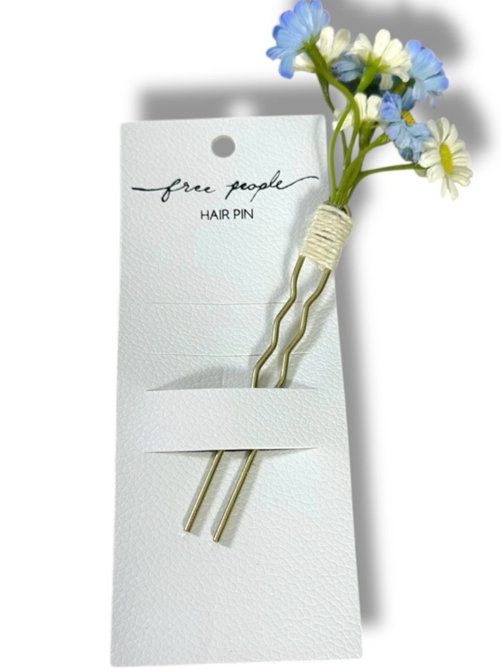 Free People Bohemian Retro 70s Flower Child Take It Eazy Daisy Bouquet Hair Pin